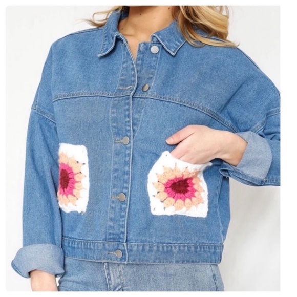 LAST ONE ✨ Granny Pocket Denim Jacket - Picture 2 of 2